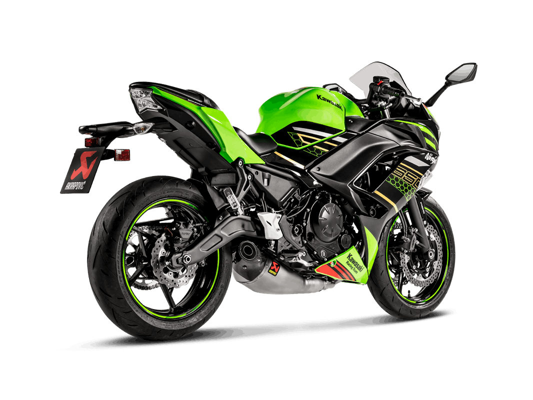 AKRAPOVIC S-K6R12-HEGEHT Вихлопна система Racing Line (Titanium) KAWASAKI Z650 2017 - 2020 Photo-1 