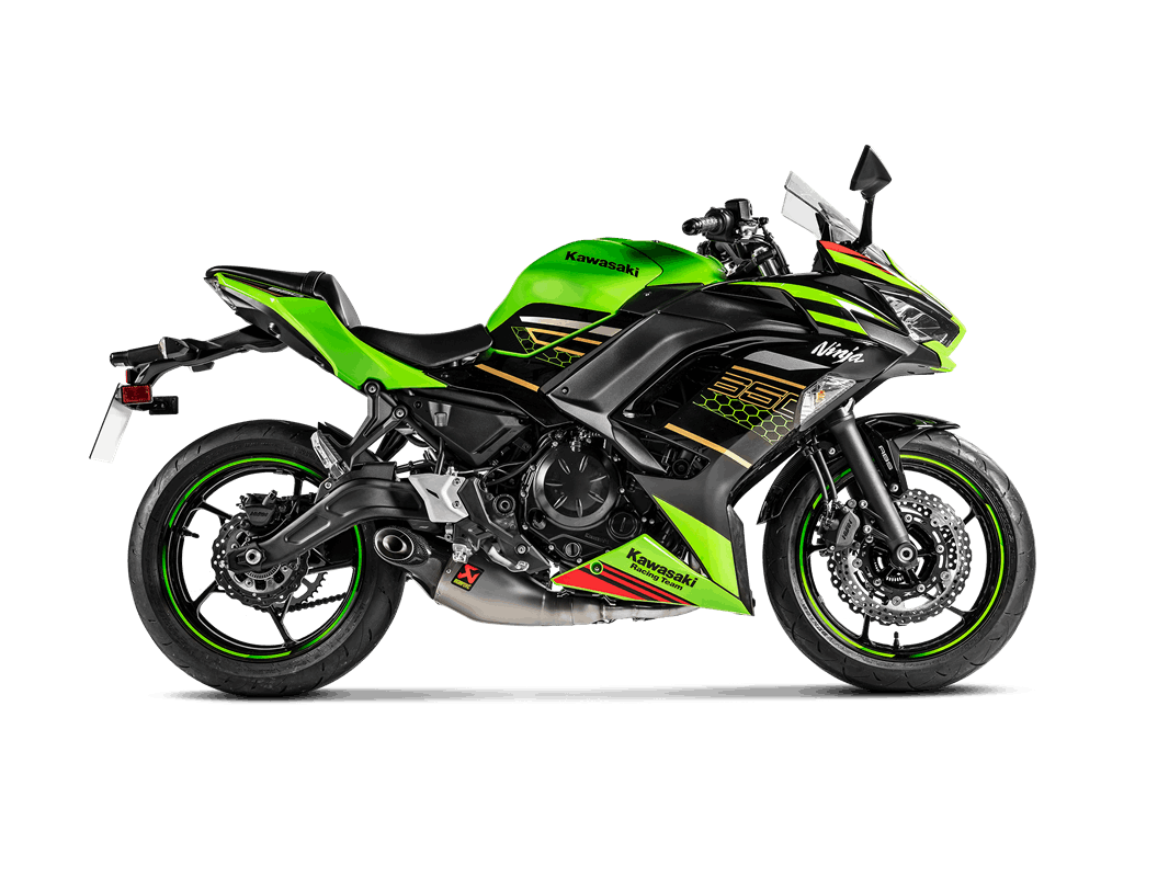 AKRAPOVIC S-K6R12-HEGEHT Вихлопна система Racing Line (Titanium) KAWASAKI Z650 2017 - 2020 Photo-2 