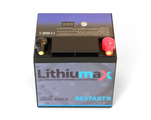 LITHIUMAX LMBSLCD9R Акумулятор RESTART9 Gen4 з РК-дисплеєм 900CA 68Ah Photo-1 