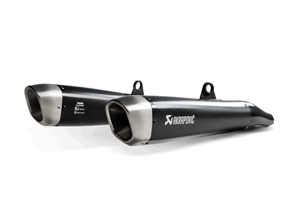 AKRAPOVIC S-T9SO2-HCQTBL Вихлопна система Slip-On Line (Titanium) для Triumph Street Twin 2016 - 2020 Photo-1 