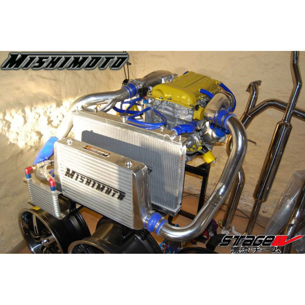 MISHIMOTO MMRAD-S14-95SR Радіатор NISSAN 240SX S14 SR20DET 95-99 (Механічна коробка передач) Photo-12 
