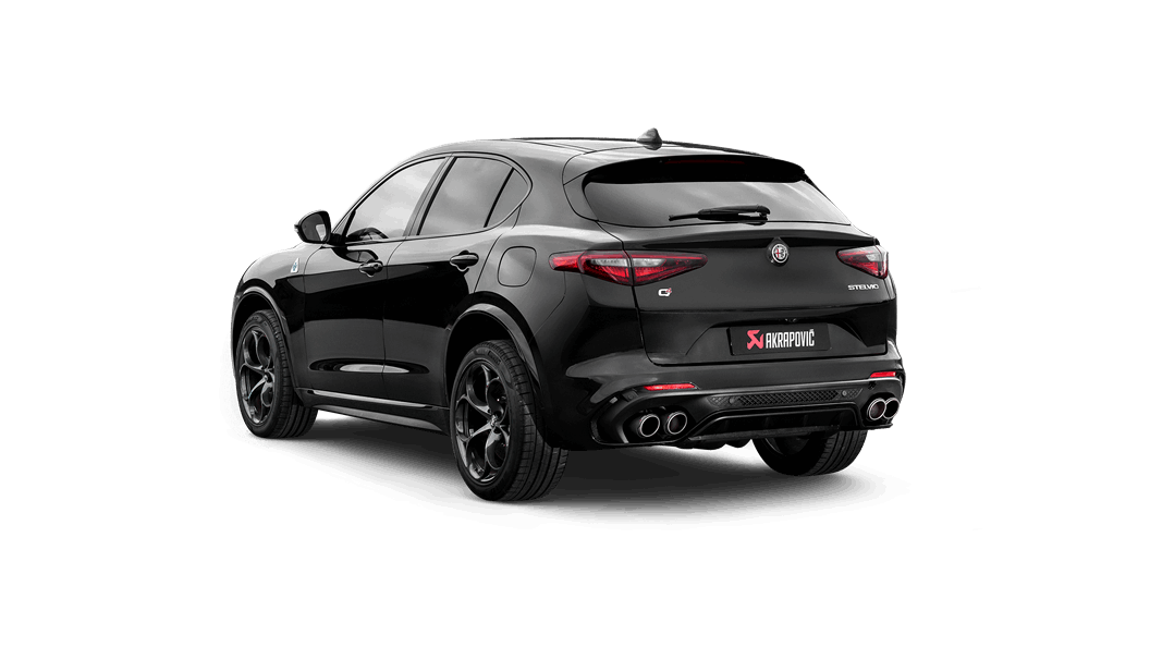 AKRAPOVIC S-AR/TI/6H Вихлопна система Slip-On Line (Titanium) ALFA ROMEO Stelvio Quadrifoglio 2017-2020 Photo-2 