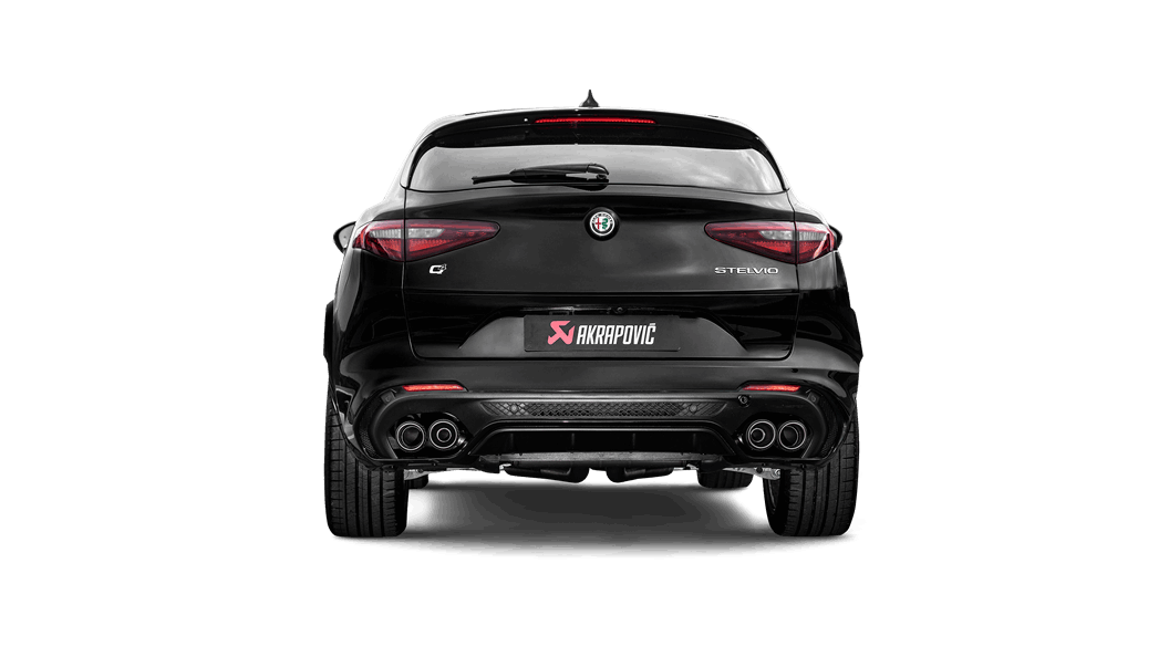 AKRAPOVIC S-AR/TI/6H Вихлопна система Slip-On Line (Titanium) ALFA ROMEO Stelvio Quadrifoglio 2017-2020 Photo-3 