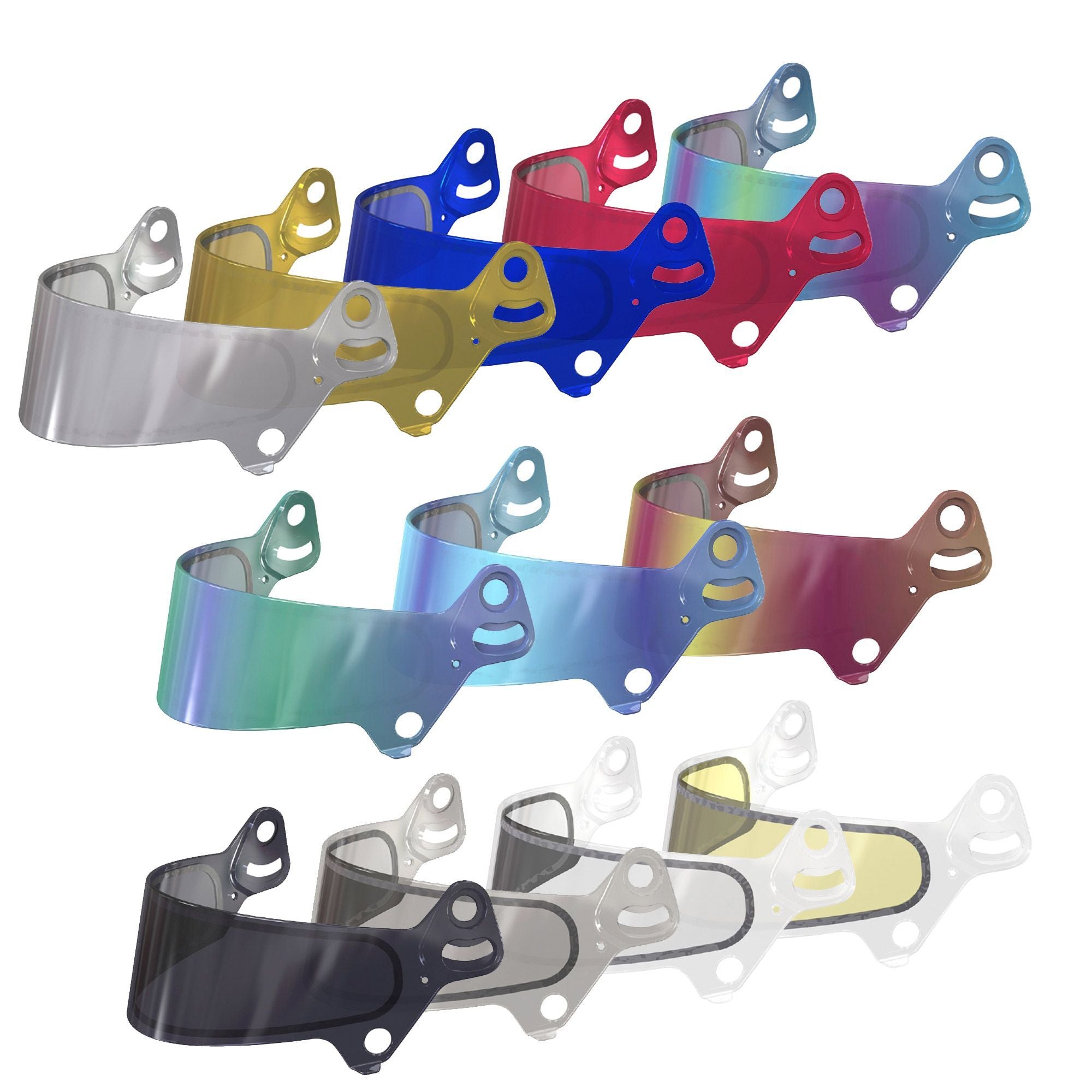 BELL 2010416 Візор SE077 DSAF для шолома HP77, 3 мм, золото дзеркальний Photo-1 