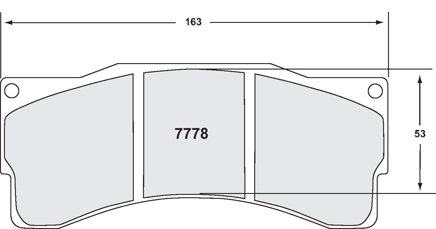 PFC 7778.10 Гальмівні колодки Z-RATED для BMW Z4 GT3 Photo-1 