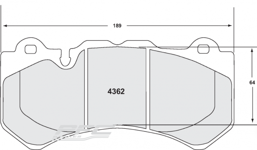 PFC 4362.10 гальмівні колодки передні Z-RATED для NISSAN GT-R R35 Photo-1 