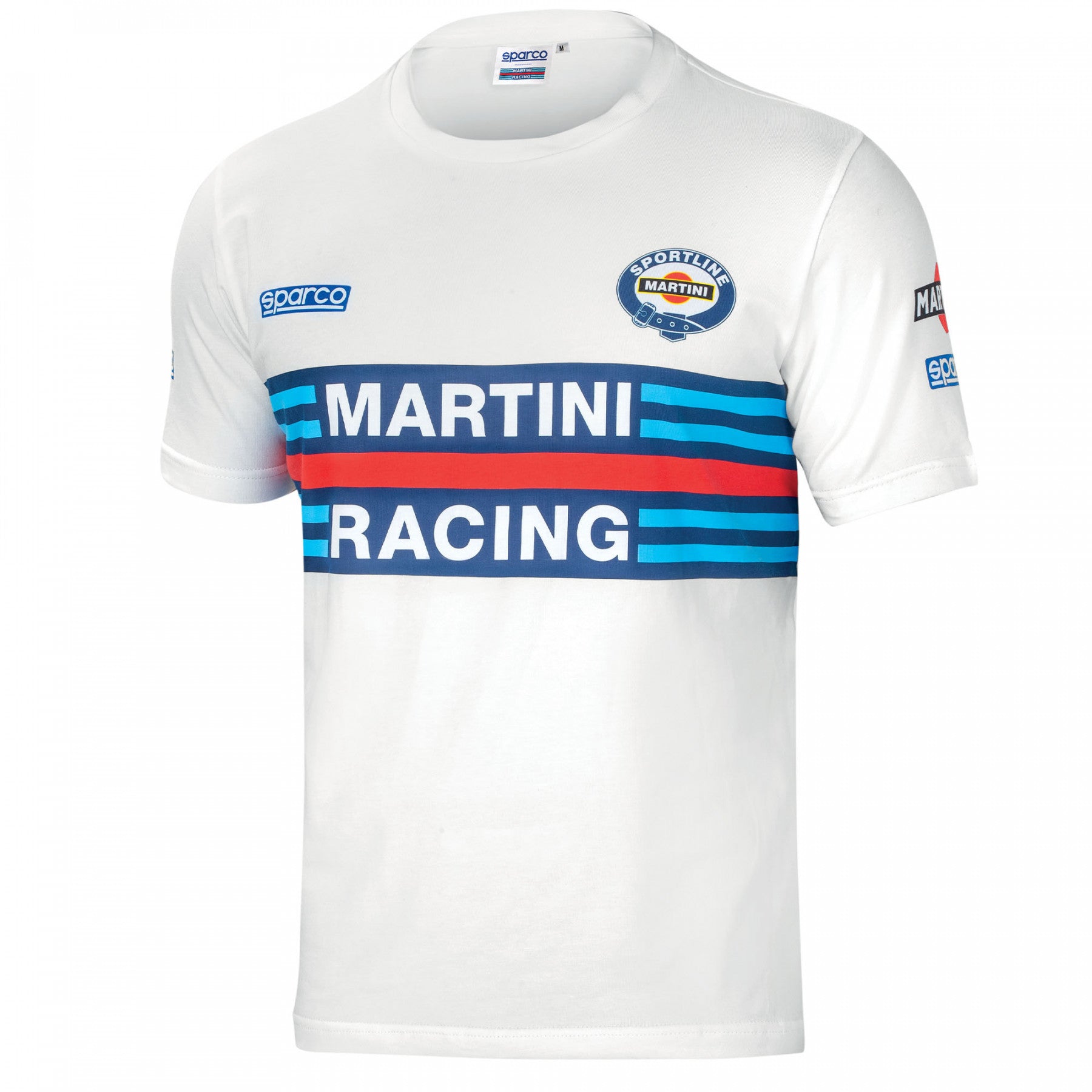 SPARCO 01274MRBI3L NDIS Футболка MARTINI-R TG L BIANCO розмір L Photo-1 