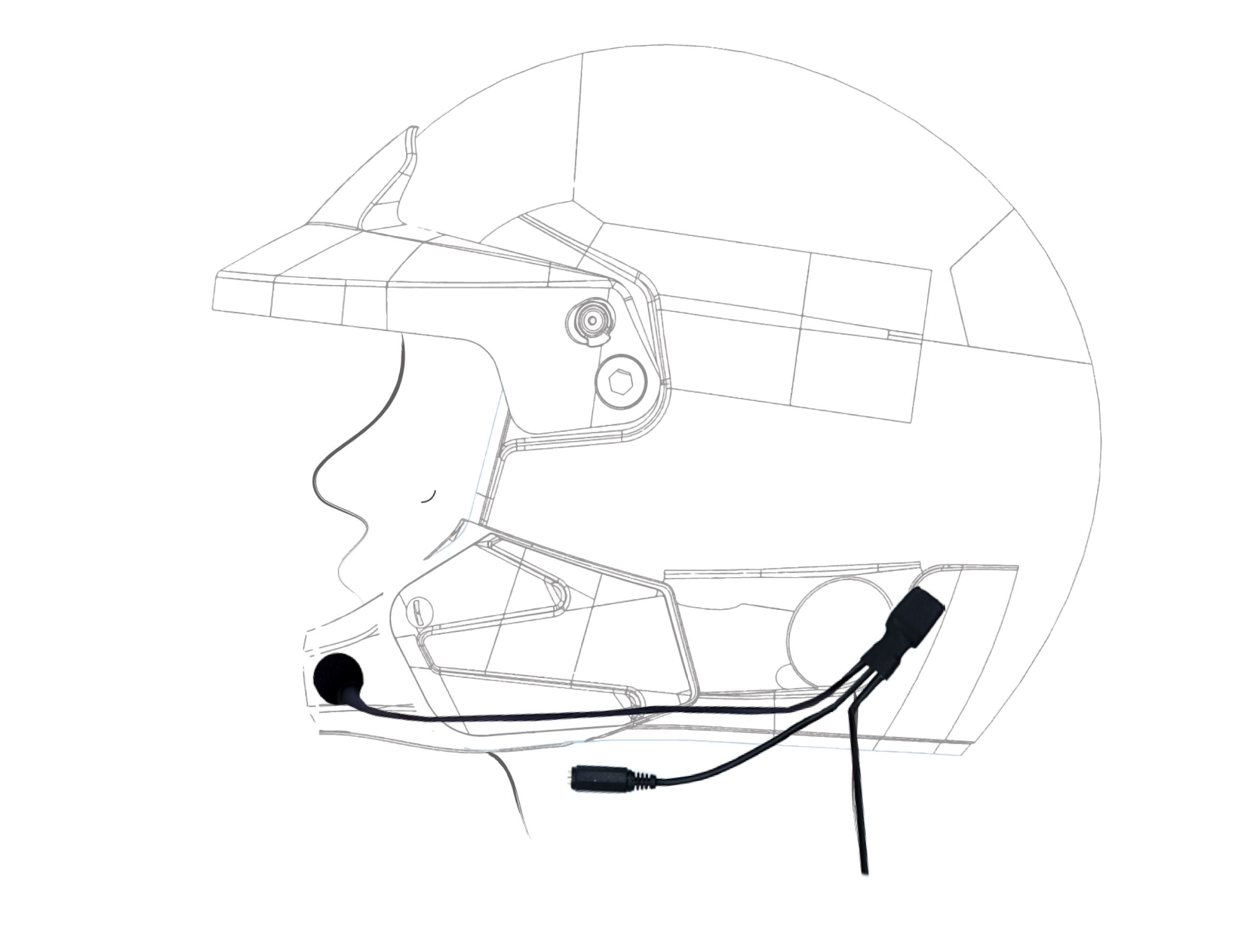 ZERONOISE 6300003 гарнітура для відкритого шолома, мікрофон на жорсткому тримачі, Nexus-мама Photo-1 