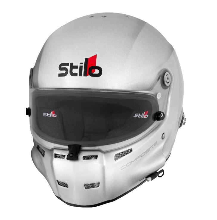 STILO AA0700CG2T61 Шолом закритий ST5F COMPOSITE, вбудований мікрофон, HANS, SA2020 / FIA, сірий, р-р 61 Photo-1 