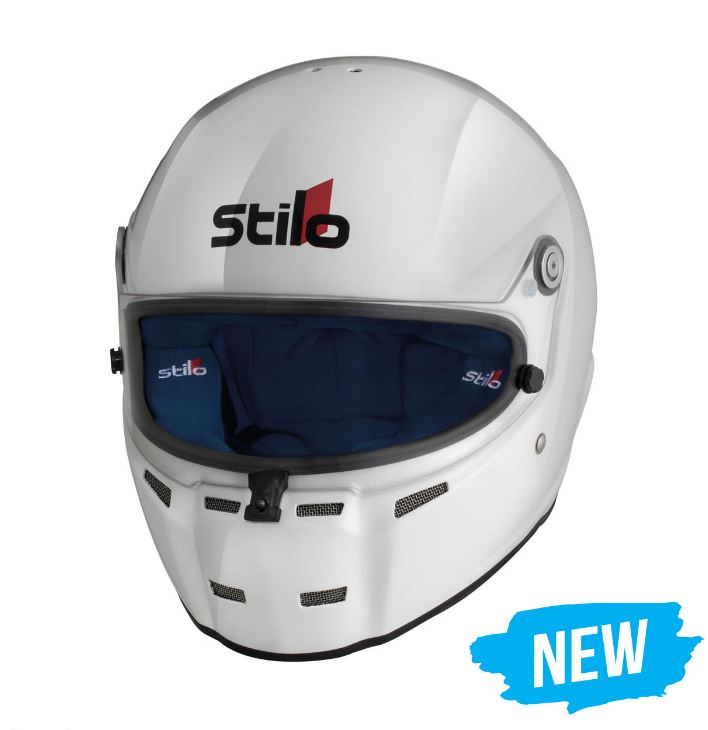 STILO AA0701BG2T610102 Шолом закритий ST5R COMPOSITE, інтерком, SA2020 / FIA 8859-15, HANS, білий / синій, р-р 61 Photo-1 