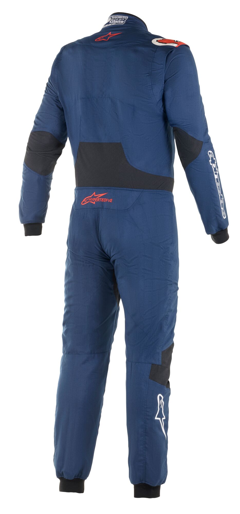 ALPINESTARS 3350220_7138_58 Комбінезон для автоспорту HYPERTECH v2, FIA 8856-2018, т. синій/червоний, Розмір 58 Photo-2 