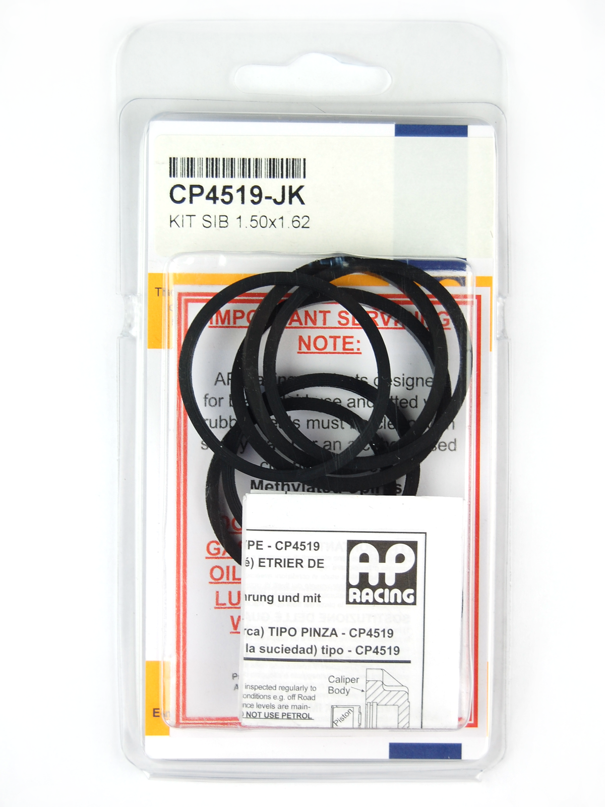 AP RACING CP4519-KL Комплект ущільнень супорта Photo-1 