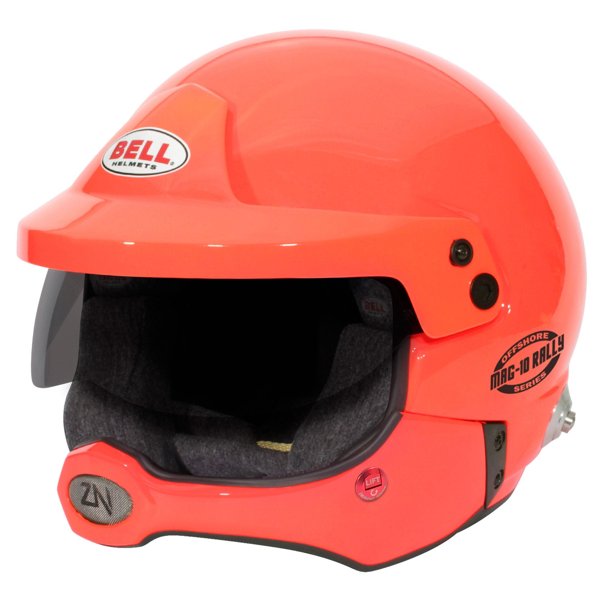 BELL 1346023 MAG-10 RALLY PRO OFFSHORE ORANGE Шолом Open face, HANS, FIA, size 56 (7) Photo-3 