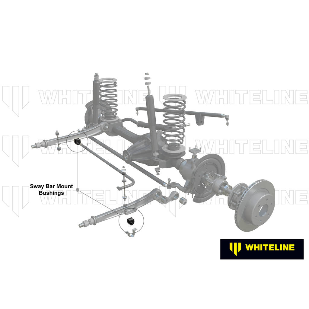 WHITELINE KSK040-20 Комплект втулок кріплення переднього стабілізатора поперечної стійкості 20 мм для Whiteline Anti Roll Bars Photo-2 