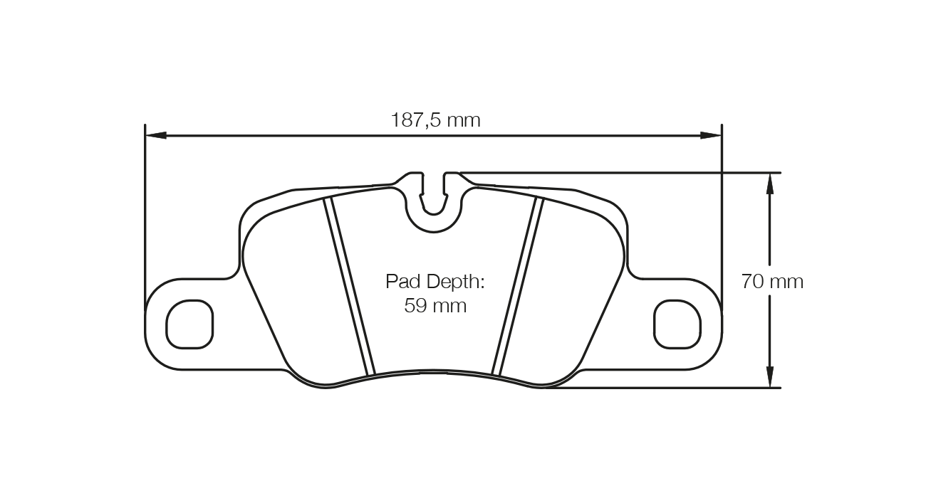 PAGID 4909-RSC1 Задні гальмівні колодки RSC1 PORSCHE 991.2 3.0 Carrera GTS / 992 3.0 Carrera 4S [залізні гальма] Photo-0 