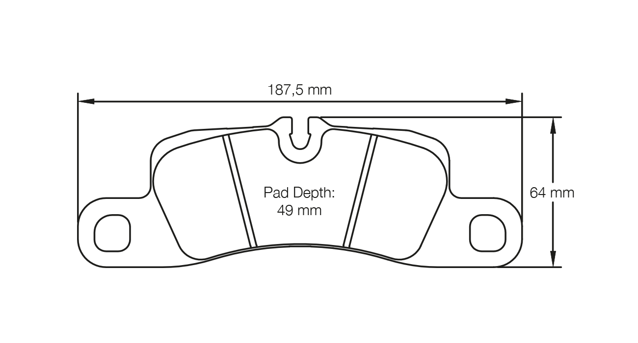 PAGID 4918-RSL29 Задні гальмівні колодки RSL29PORSCHE 718 Cayman GTS 4.0 [982] / 991.2 3.0 Carrera [залізні гальма] Photo-0 