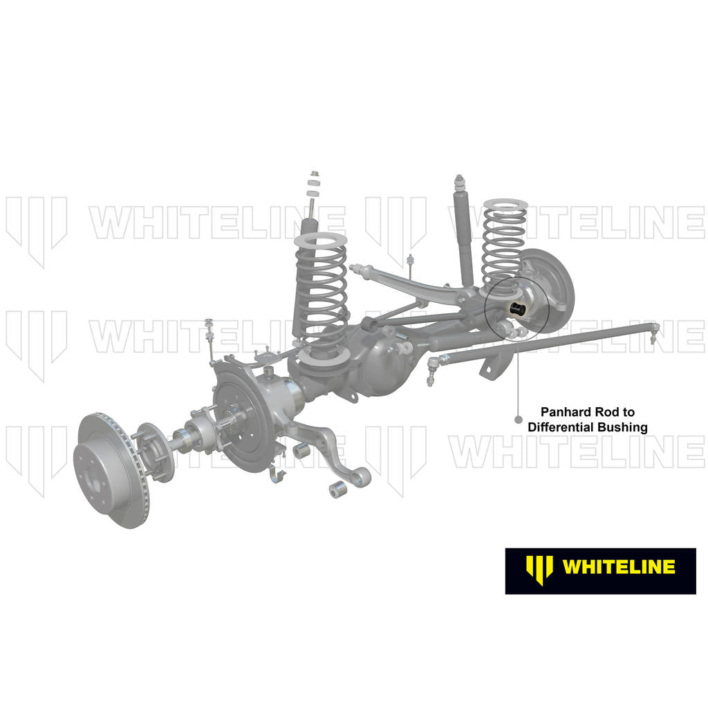 WHITELINE W83386 Комплект втулок тяги Панара до диференціала для Nissan Patrol GU Photo-1 
