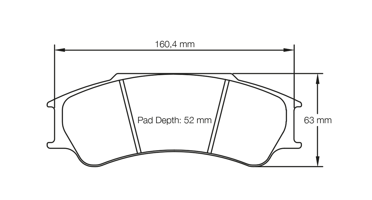 PAGID 4923-RST1 Колодки гальмівні RST1 PFC ZR53 6 поршневі [D52] Photo-0 