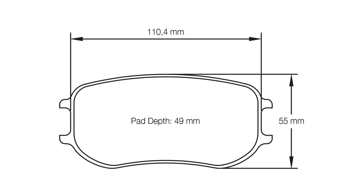 PAGID 4929-RST3 Задні гальмівні колодки RST3 PORSCHE 991 GT3 Cup MR / Cayman GT4 MR [PFC brakes 28/26 mm] Photo-0 