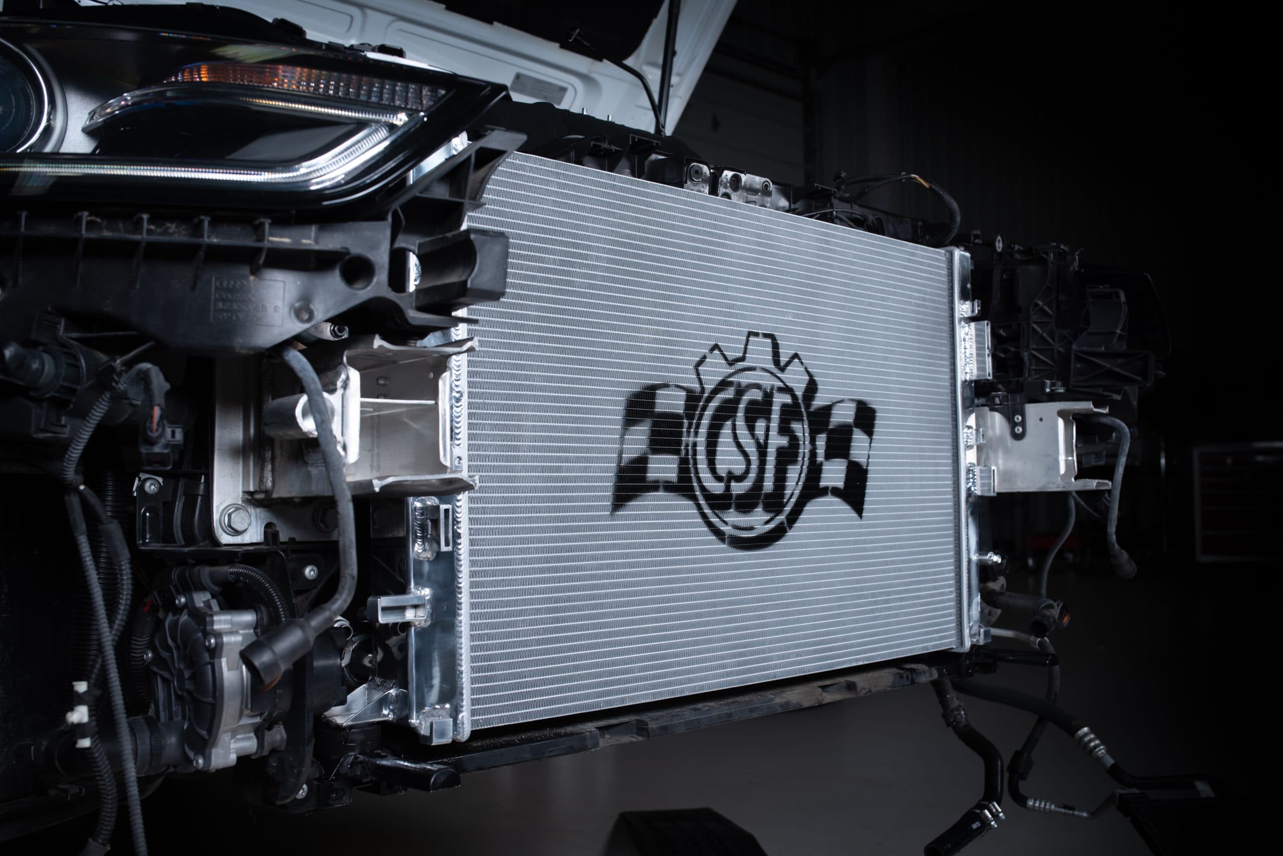 CSF 7091 радіатор High-Performance 2-Row для AUDI (B8) S4 / S5 / PORSCHE Macan S & GTS Photo-2 