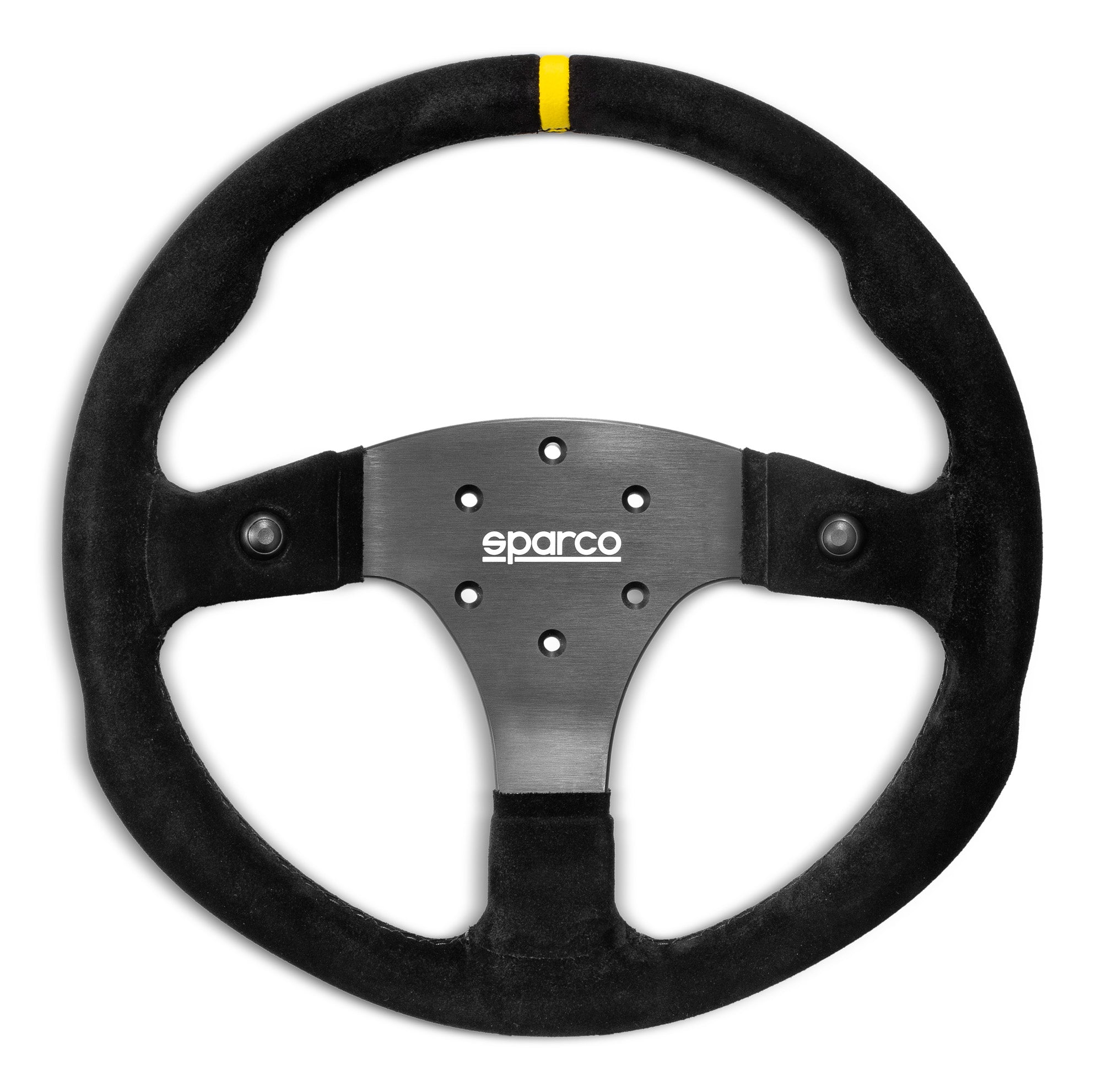 SPARCO 015R330PSO Кермо R330B, замша, чорний, діаметр 330 мм, обід 33/25 мм, 2 кнопки, виліт 00 мм Photo-1 