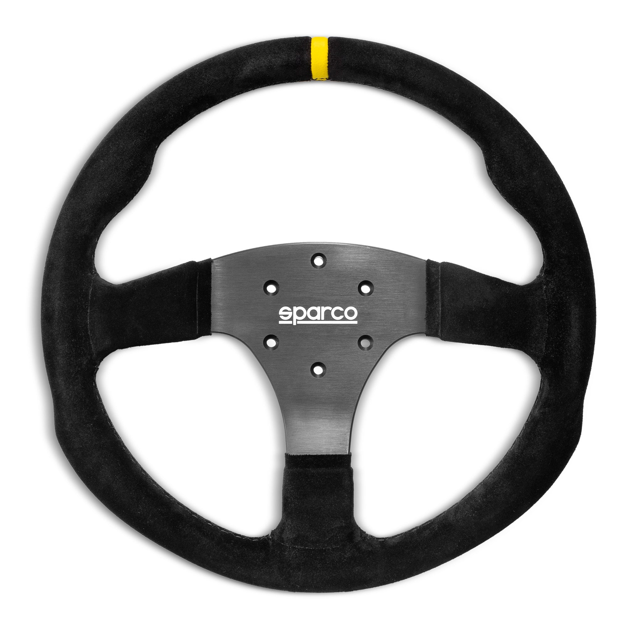 SPARCO 015R350CSO Кермо R350, замша, чорний, діаметр 350 мм, обід 33/25 мм, виліт 00 мм Photo-1 