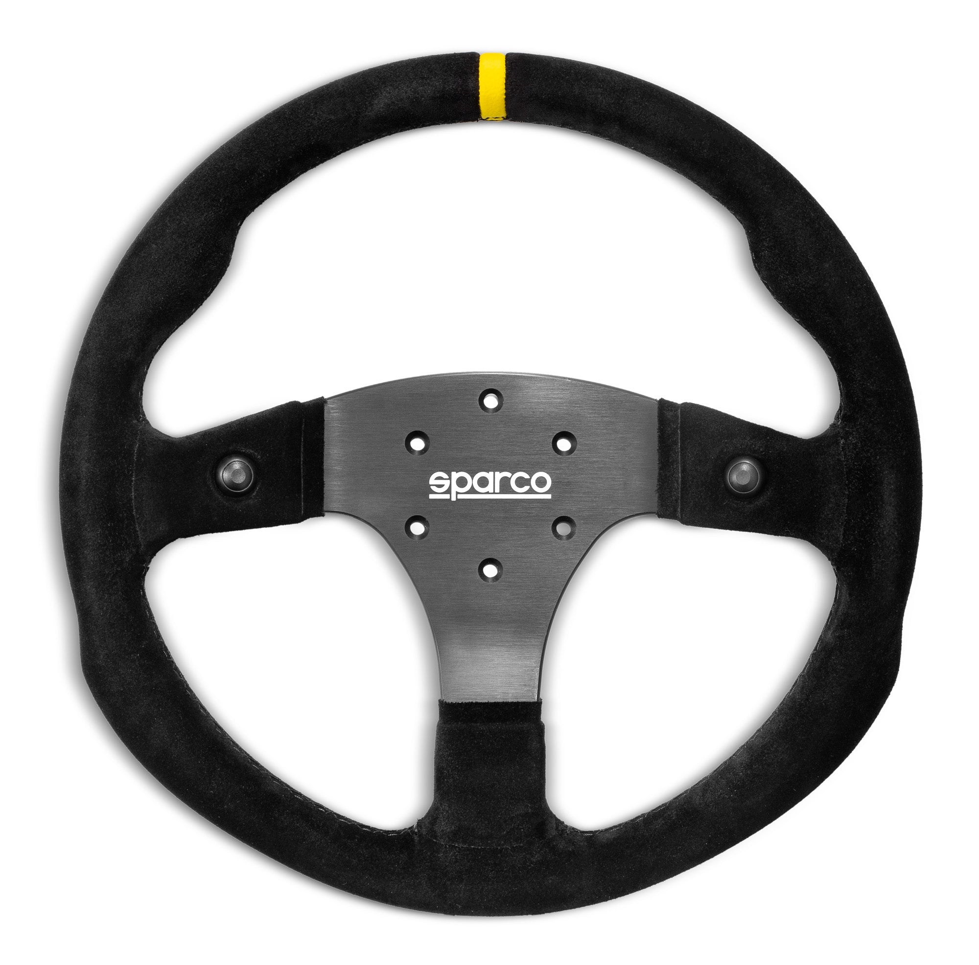 SPARCO 015R350PSO Кермо R350B, замша, чорний, діаметр 350 мм, обід 33/25 мм, 2 кнопки, виліт 00 мм Photo-1 