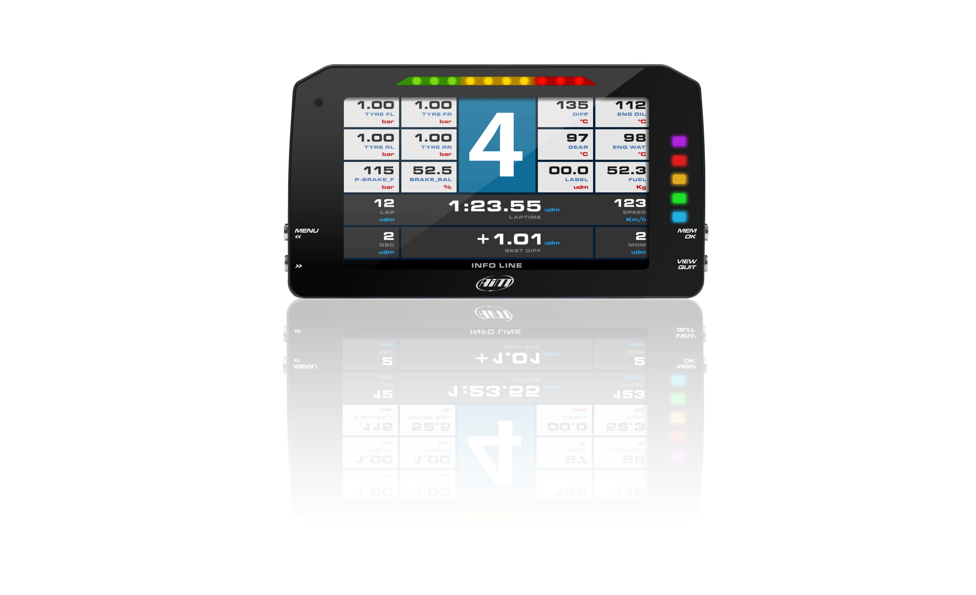AIM XC1PDM32D06G050C2 Модуль розподілу живлення PDM32 з дисплеєм D 6 дюймів GPS 50 Photo-1 
