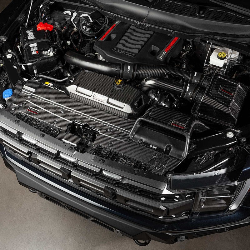 COBB 4F3660 Кожух радіатора Redline (карбон) для FORD F-150 Ecoboost Raptor / Tremor / Limited / (3.5L / 2.7L) 2021-2023 Photo-6 