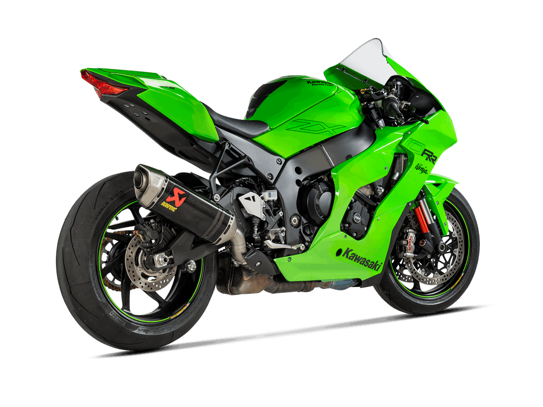 AKRAPOVIC s-K10SO27 - HRC Вихлопна система Slip-On Line (Carbon) для KAWASAKI NINJA ZX-10RR 2021 Photo-2 