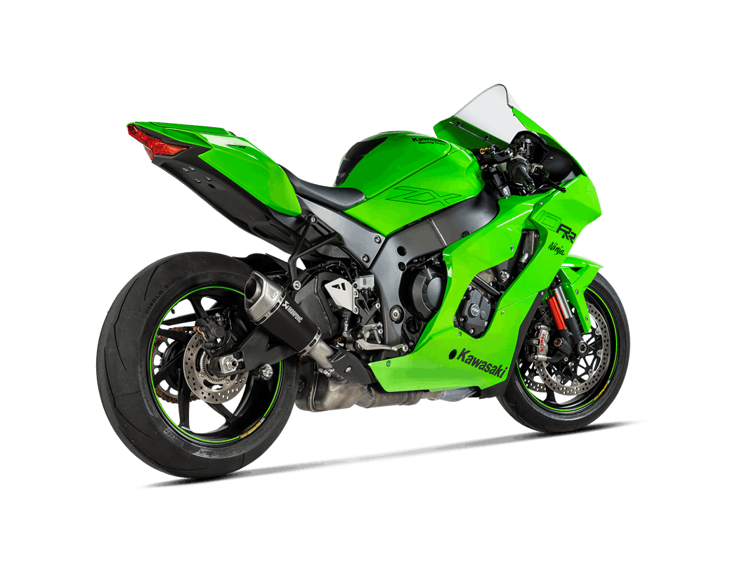 AKRAPOVIC s-K10SO28-ASZTBL Вихлопна система Slip-On Line (Titanium) для KAWASAKI NINJA ZX-10RR 2021 Photo-2 