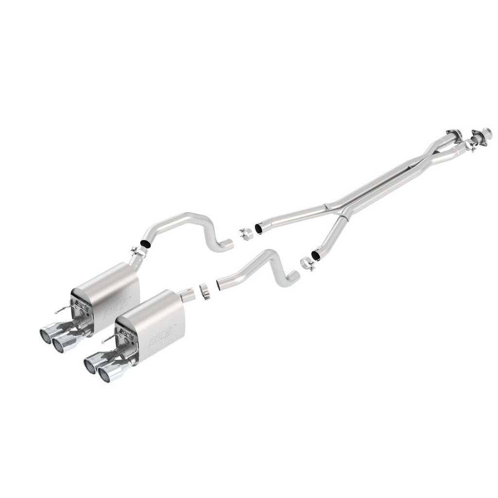BORLA 140440 Вихлопна система Cat Back CORV C6 09-11 6.2L "S-TYPE" Photo-0 