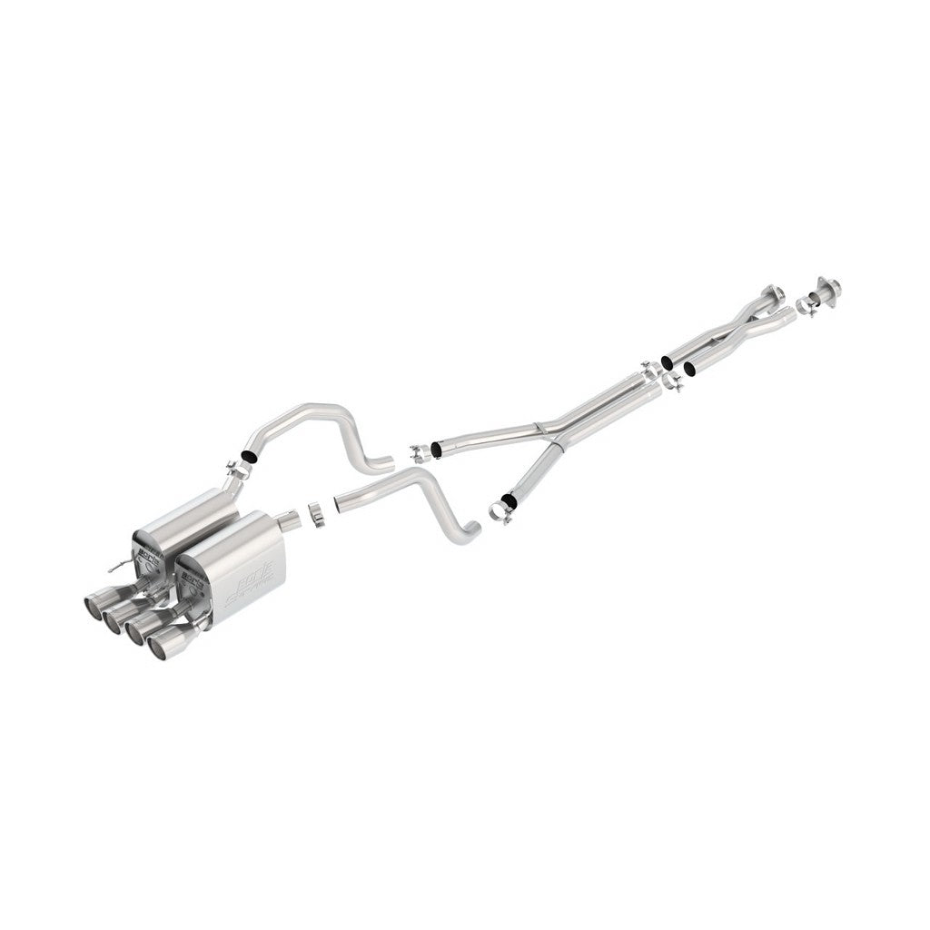 BORLA 140452 Вихлопна система Cat Back CORV C6 05- 08 "S-TYPE" Photo-0 