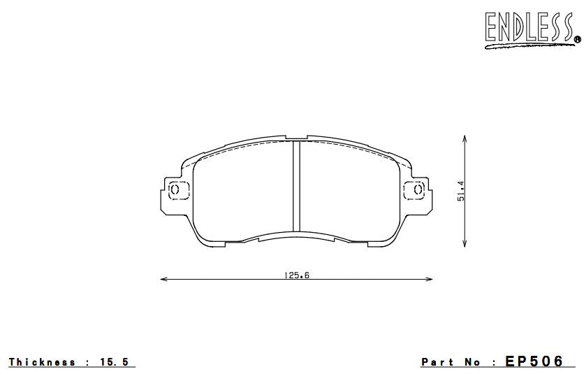 ENDLESS EP506SSY Гальмівні колодки Photo-1 