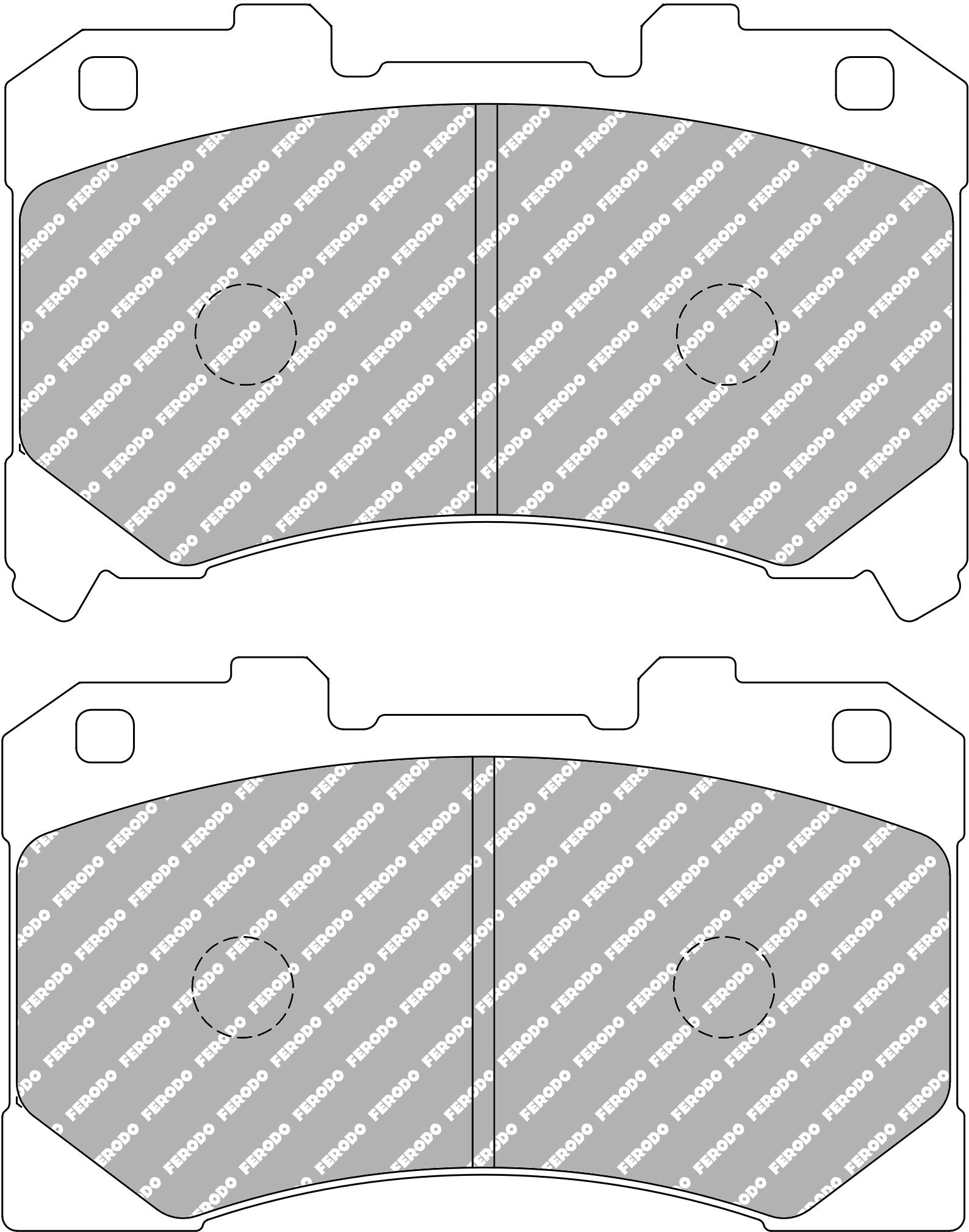 FERODO FCP5261H Передні гальмівні колодки DS2500 для TOYOTA GR Yaris (GXPA16) / GR Corolla (E210) Photo-0 