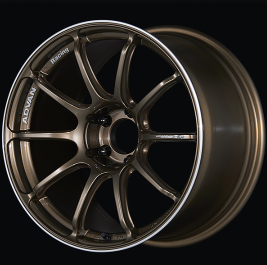 ADVAN YA38G48DUAR колісний диск V3723 RSIII 18x8. 0 ET48 5-100 UMBER BRONZE METALLIC & RING Photo-1 