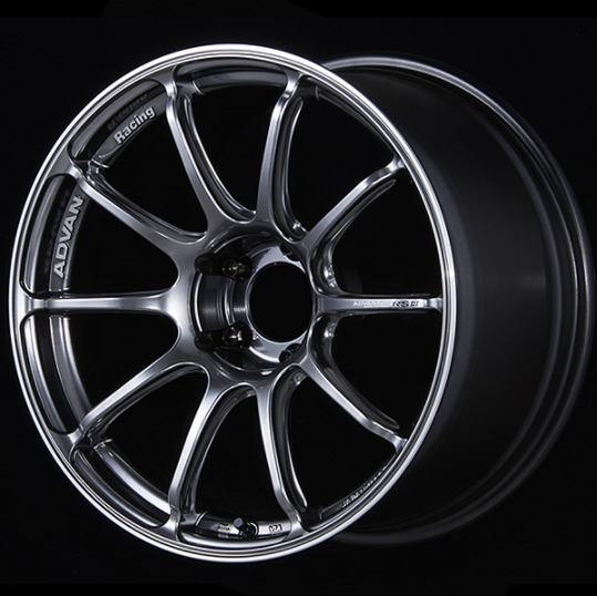 ADVAN YA38H51EHBR колісний диск V3751 RSIII 18x8.5 ET51 5-114. 3 RACING HYPER BLACK & RING Photo-0 