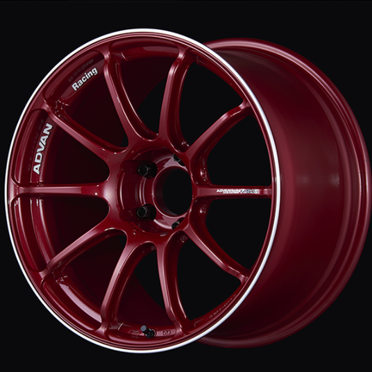 ADVAN YA38G48DCRR колісний диск V3724 RSIII 18x8. 0 ET48 5-100 RACING CANDY RED & RING Photo-0 