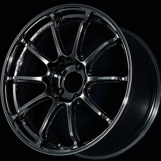 ADVAN YA39H22MSBK Колісний диск V4295 RSIII 19X8.5 ET22 5-112 BLACK CHROME Photo-1 