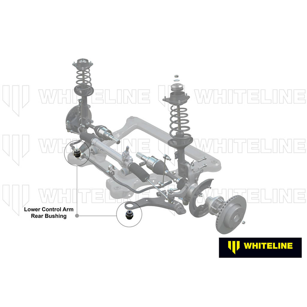 WHITELINE KCA334 Передні нижні внутрішні задні втулки Caster/Anti Lift для Subaru Forester, Impreza, Legacy/Outback Photo-1 