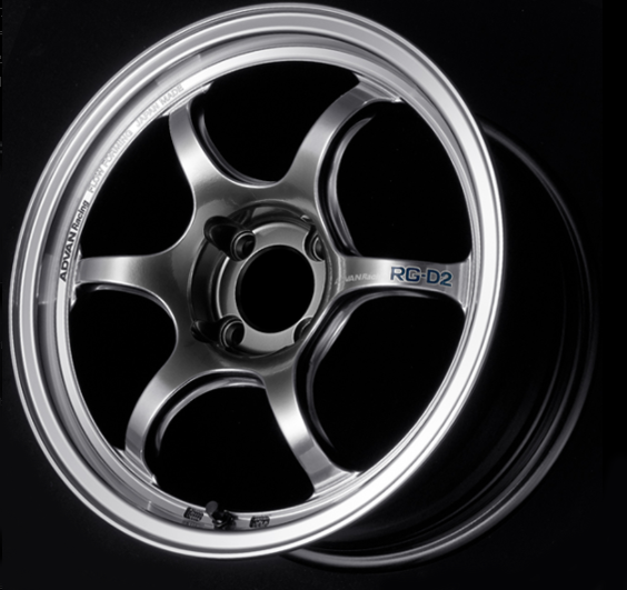 ADVAN Yat7f38ahb колісний диск V2878 RG-D2 17x7. 5 ET38 4-100 MACHINING & RACING HYPER BLACK Photo-1 