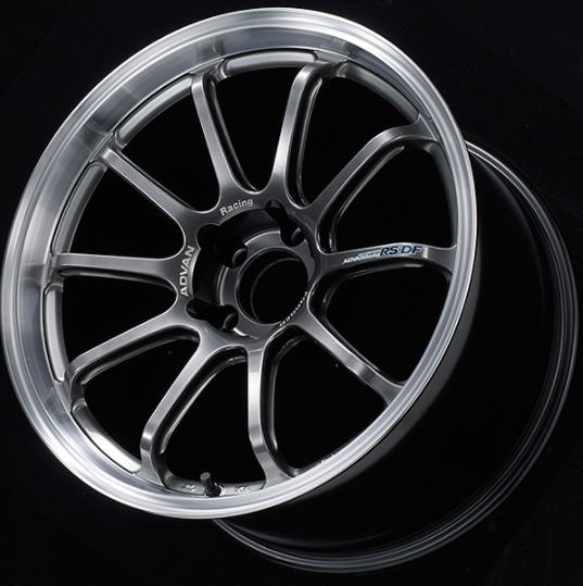 ADVAN YAS8J22WHB колісний диск V2329 RS-DF PRO 18x9. 5 ET22 5-120 MACHINING & RACING HYPER BLACK Photo-1 