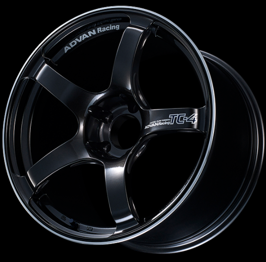 ADVAN YAD8J45WBGR колісний диск V3827 RSIII 18x9. 5 ET45 5-120 BLACK GUNMETALLIC & RING Photo-1 