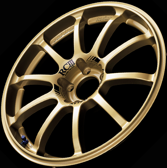 ADVAN YAI7G38EZ колісний диск Z8660 RCIII 17x8.0 ET38 5-114. 3 GOLD Photo-2 