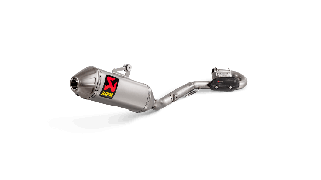 AKRAPOVIC S-S4MET11-BNTA Вихлопна система Evolution Line (Titanium) для Suzuki RM-Z 450 2018-2019 Photo-0 