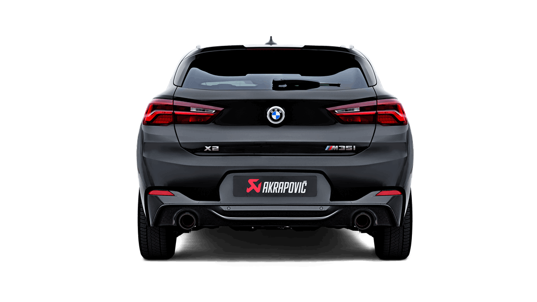 AKRAPOVIC S-BM/T/15H Вихлопна система Slip-On Line (титан) для BMW M135i (F40) 2020-2024 Photo-3 