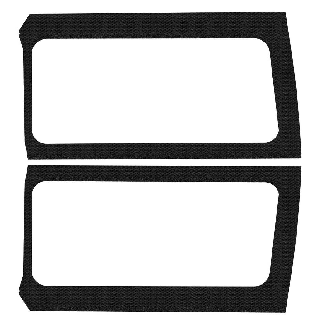 DEI 050268 Комплект шумоізоляційних бічних вікон для Jeep JL 2019-UP 2 Dr (Оригінальна обробка) 2шт. чорний Photo-0 
