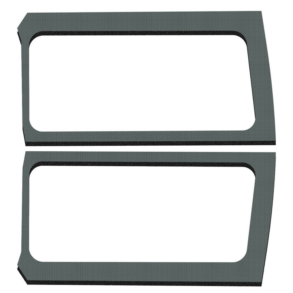 DEI 050269 Комплект шумоізоляційних бічних вікон для Jeep JL 2019-UP 2 Dr (Оригінальна обробка) 2шт. сірий Photo-0 