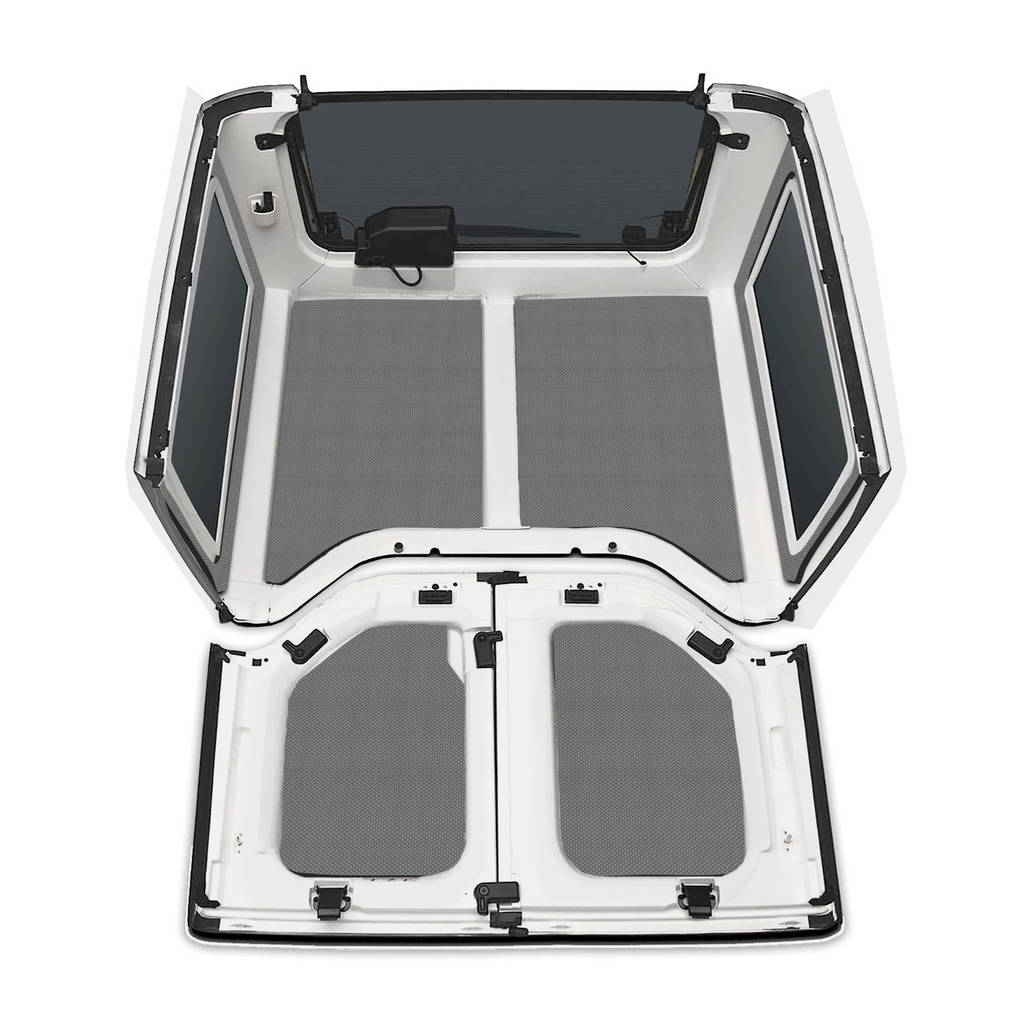 DEI 050286 Звукоізоляційна обшивка стелі та вікна для Jeep JK 2011-18 2 Dr (Оригінальна обробка) 6шт. сірий Photo-4 