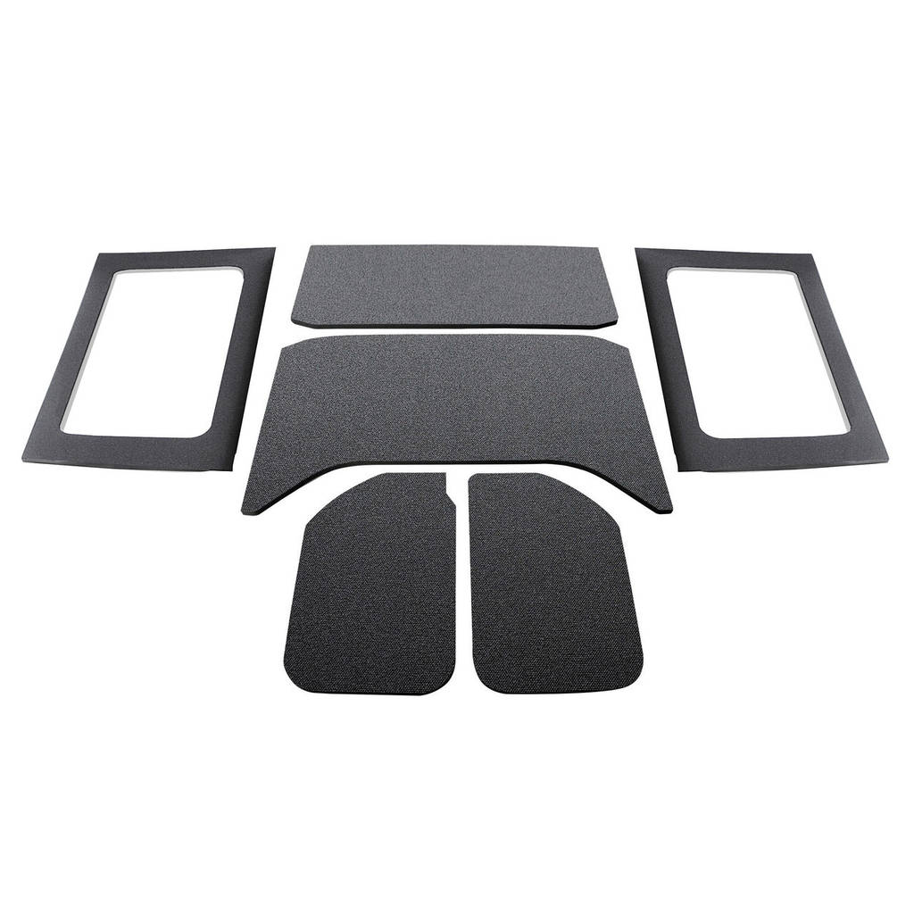 DEI 050290 Звукоізоляційна обшивка стелі та вікна для Jeep JK 2011-18 4 Dr (Оригінальна обробка) 8шт. чорний Photo-0 